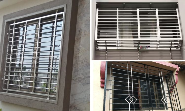 Modern Box Window Grill Design